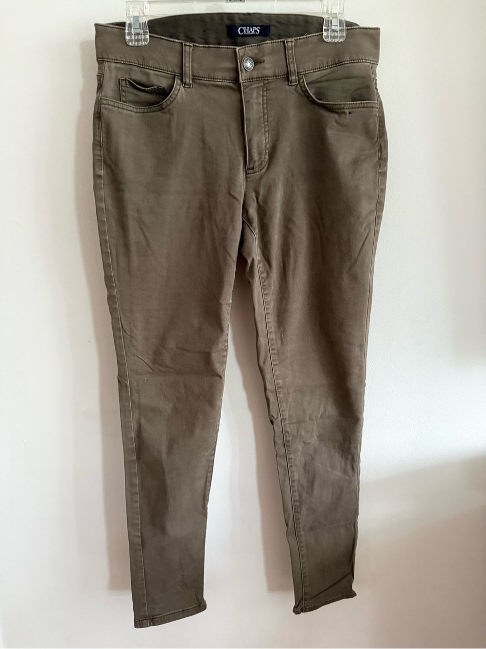 Chaps Women’s Olive Green Skinny Jeans